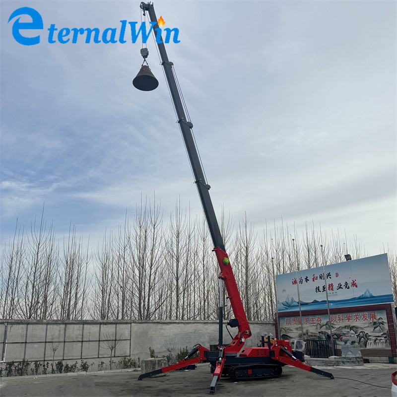 Spider Crane Manufacturer - 3Ton Electric Hydraulic Folding