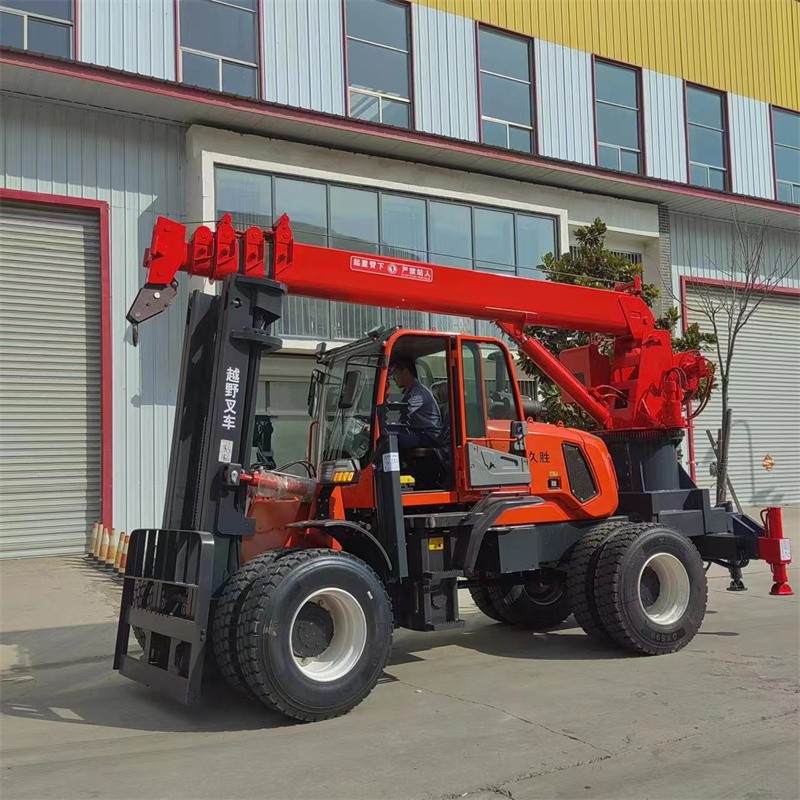 Tail Crane Manufacturer - Hydraulic Mounted on Forklift