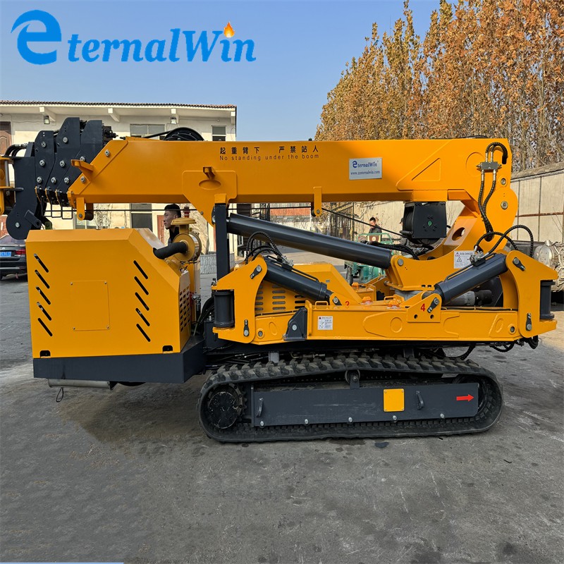 Spider Crane Manufacturer - 3t Diesel Gasoline Remote Control
