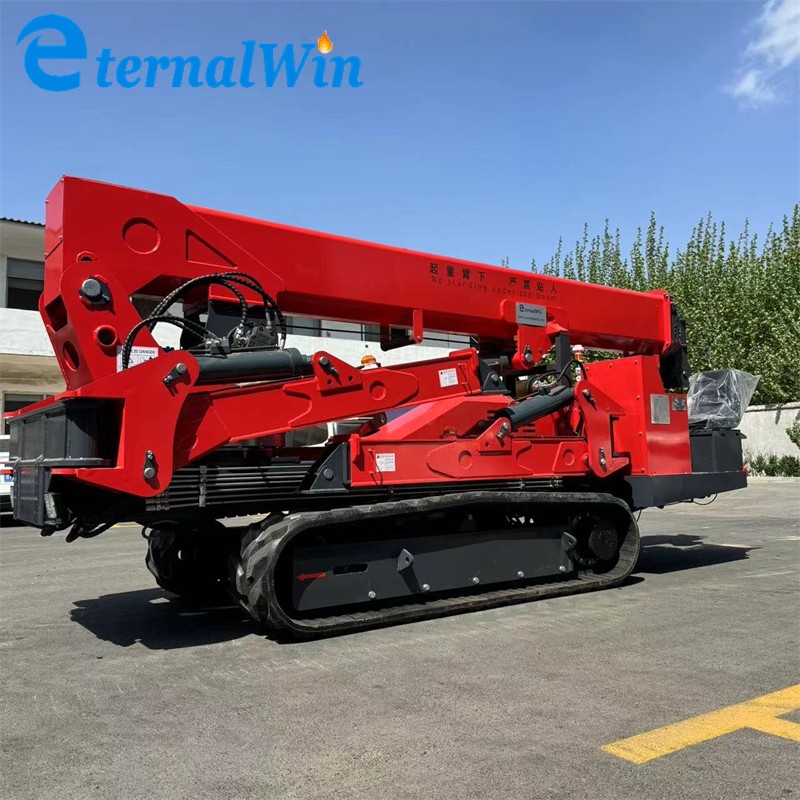 Spider Crane Manufacturer - 3Ton Electric Hydraulic Folding