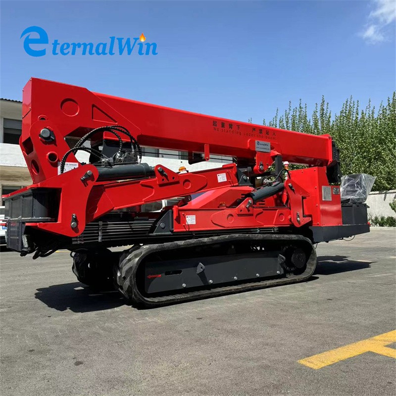 Spider Crane Manufacturer - 5ton Micro Tracked Diesel Engine