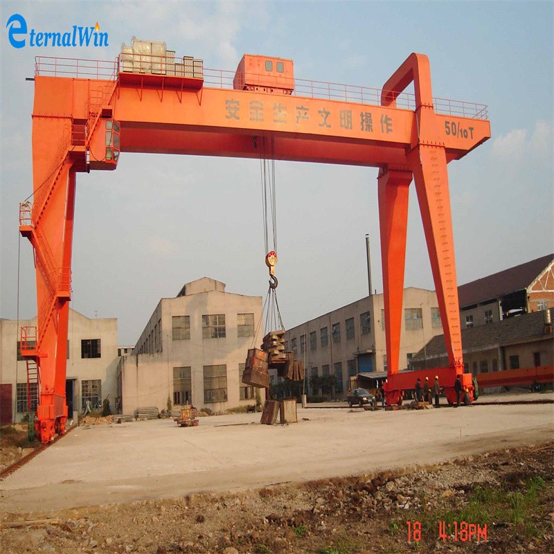 Rail-Mounted Gantry Crane Manufacturer - 80 Ton for Ports