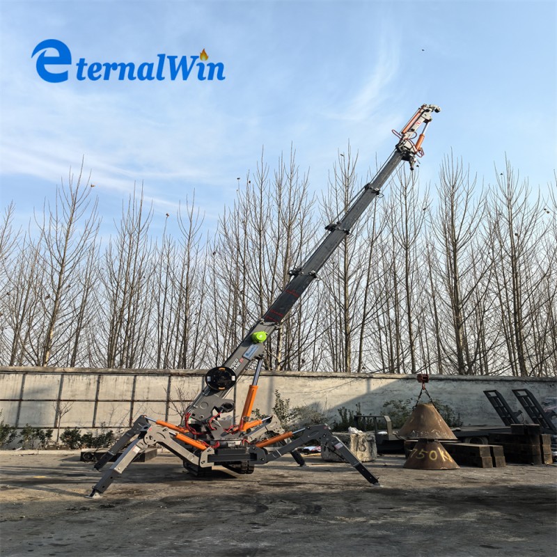 Spider Crane Factory - 3t Foldable Mini Petrol with Basket