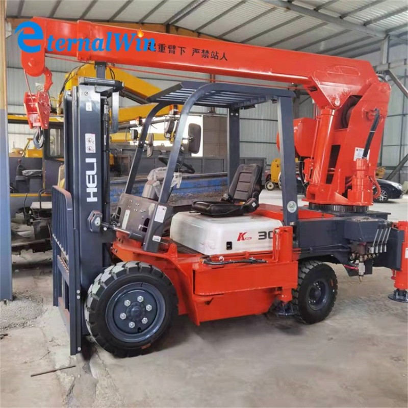 Truck Crane Factory - Four Wheels Multi Function Forklift