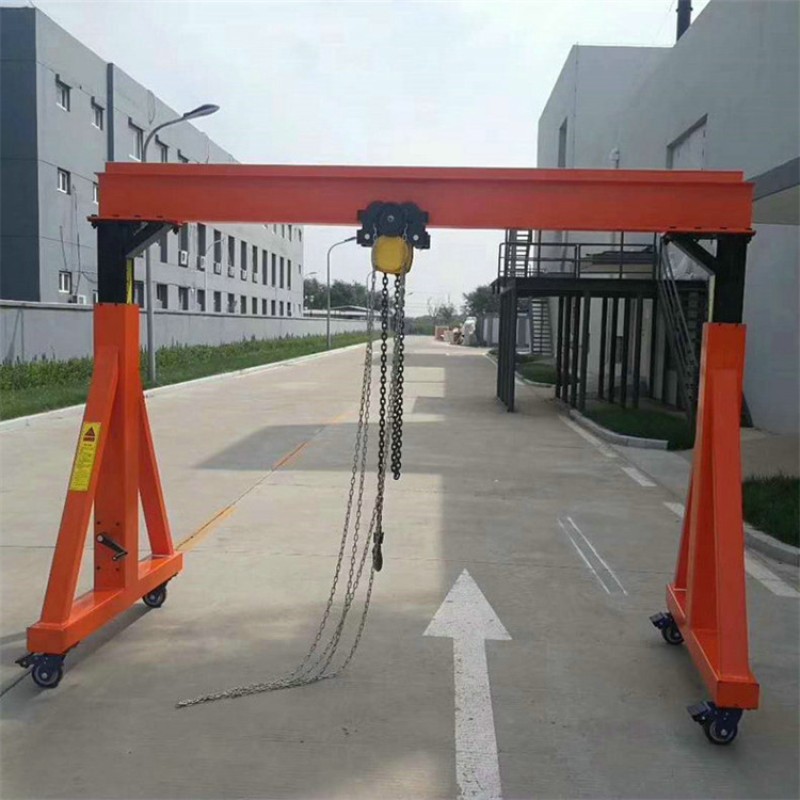 Mobile Gantry Crane Factory - 1t Foldable Aluminum Mini Portal