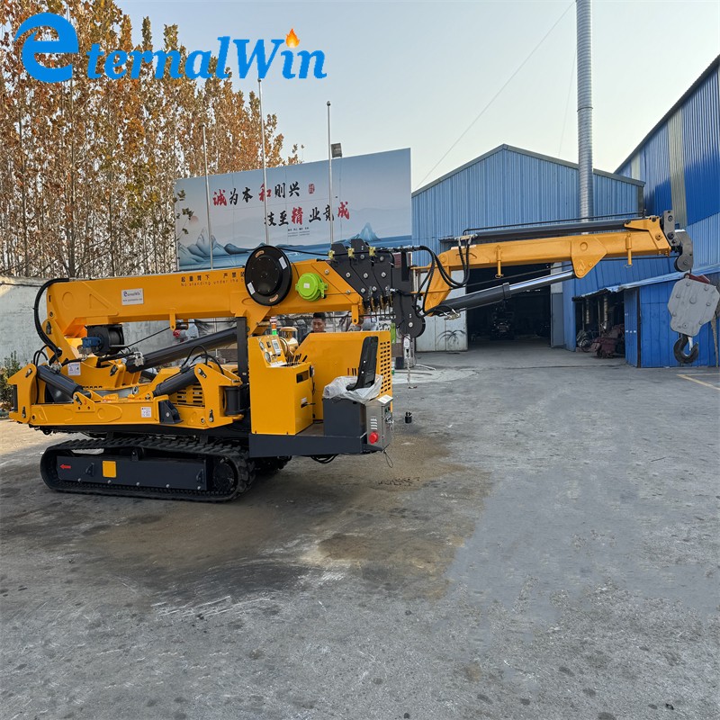 Spider Crane Manufacturer - 3t Diesel Gasoline Remote Control