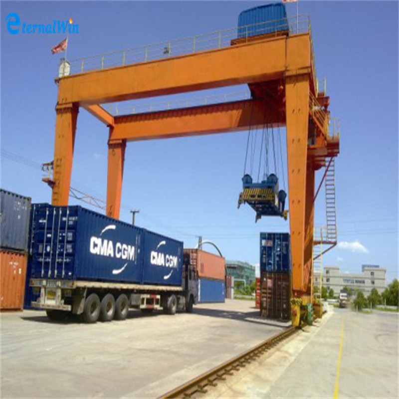 Rail-Mounted Gantry Crane Manufacturer - 80 Ton for Ports