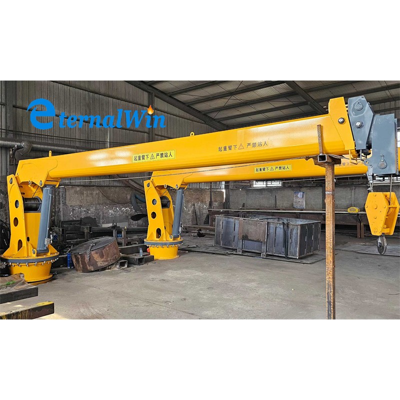 Knuckle Boom Crane Factory - 12 Ton Hydraulic Marine Deck
