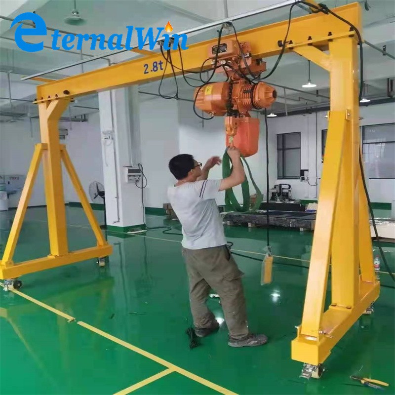 Portable Gantry Crane Factory - Lightweight Single Girder Mobile