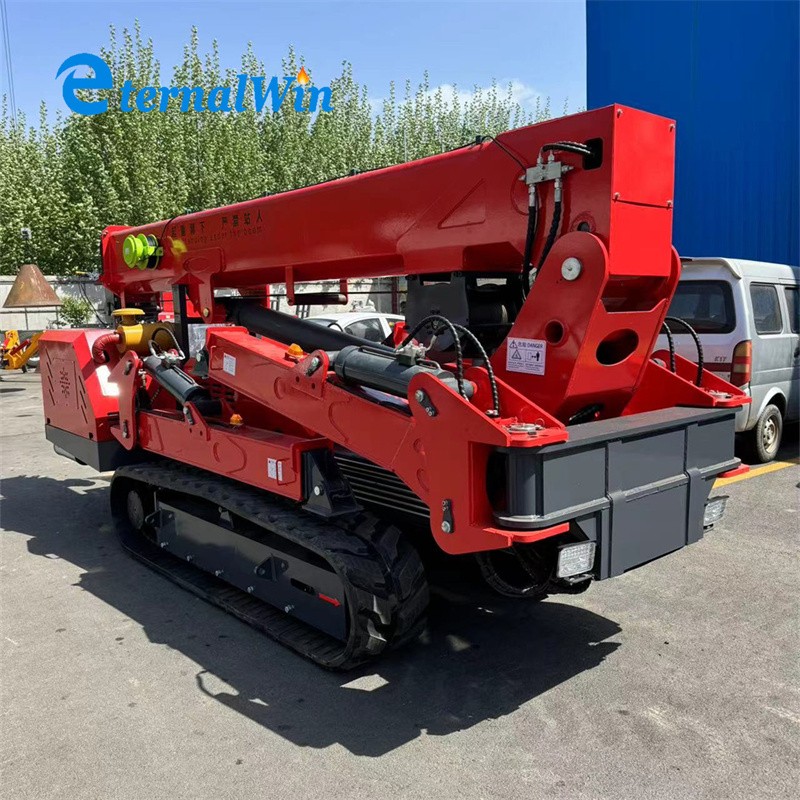 Spider Crane Manufacturer - 5ton Micro Tracked Diesel Engine