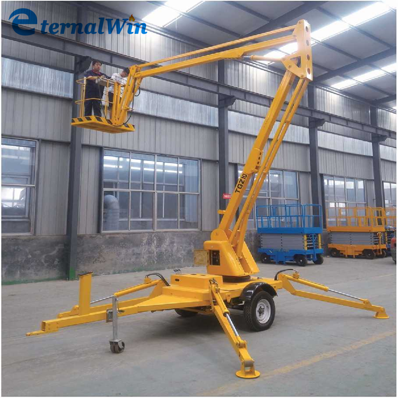 Hydraulic Boom Lift Factory - 12m Height 200kg Man Lift