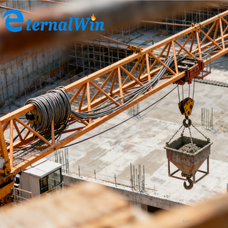 Tower Crane Factory - 50 Meters 8 Ton Construction