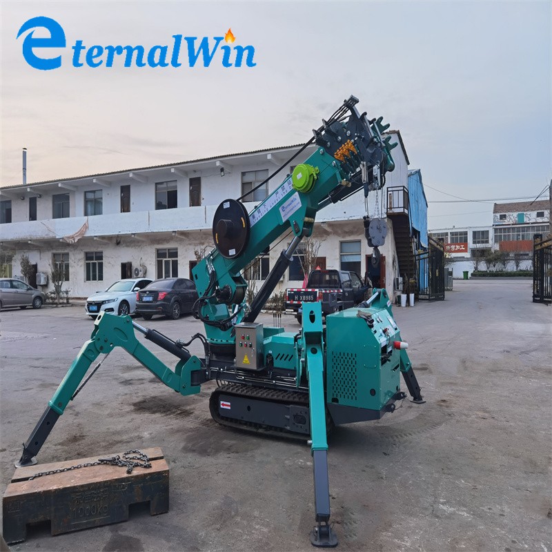 Spider Crane Factory - 3 Ton Electric Folding Fly Arm