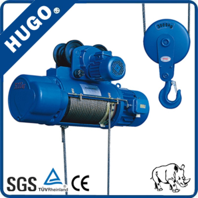 Electric Wire Rope Hoist Supplier - Original Factory 1000kg 3.2 Ton Low Headroom
