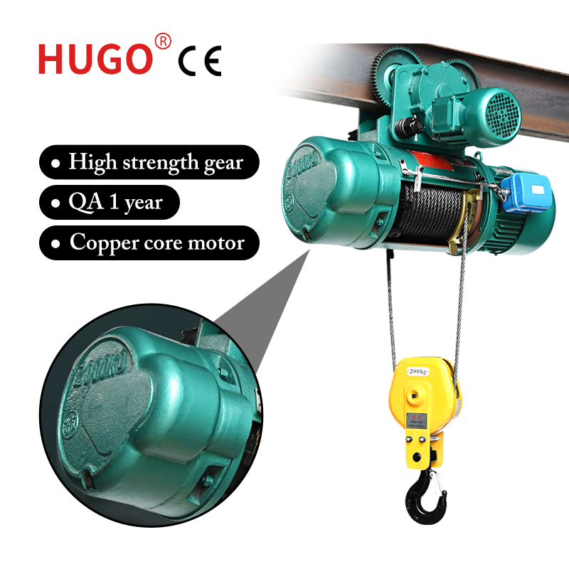 Electric Wire Rope Hoist Supplier - CD1 Model 3 Ton Single Speed