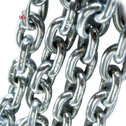 Lifting Equipment G80 Anchor Chain Supplier - 6-12mm Calibrated Black Chains With Hook