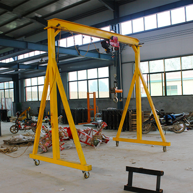 Mobile Mini Gantry Crane Supplier - Container 3 Ton Slewing Wheel 1 Ton for Boat