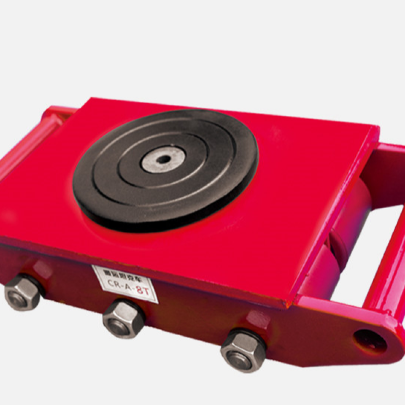 CRA Small Warehouse Cargo Trolley Supplier - 6-36t Moving Skate Transport Platform Roller
