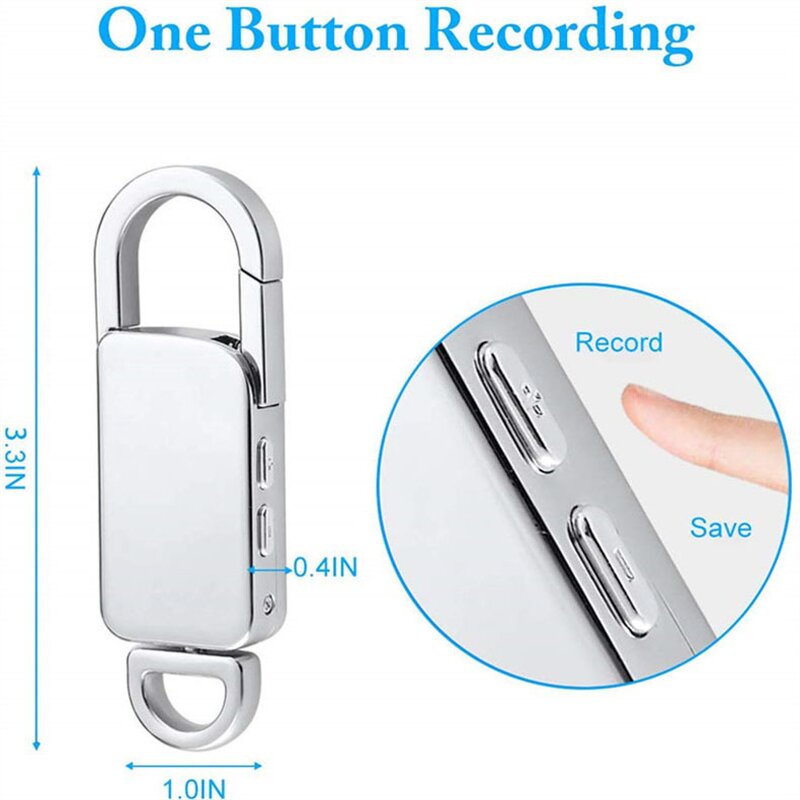Keychain MP3 Recorder Factory - New Arrival Portable Mini