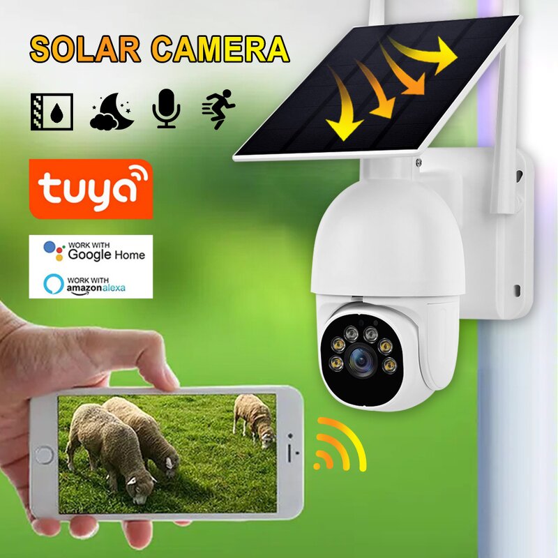Solar Camera Manufacturer - 360 Panoramic Tuya WiFi Cloud