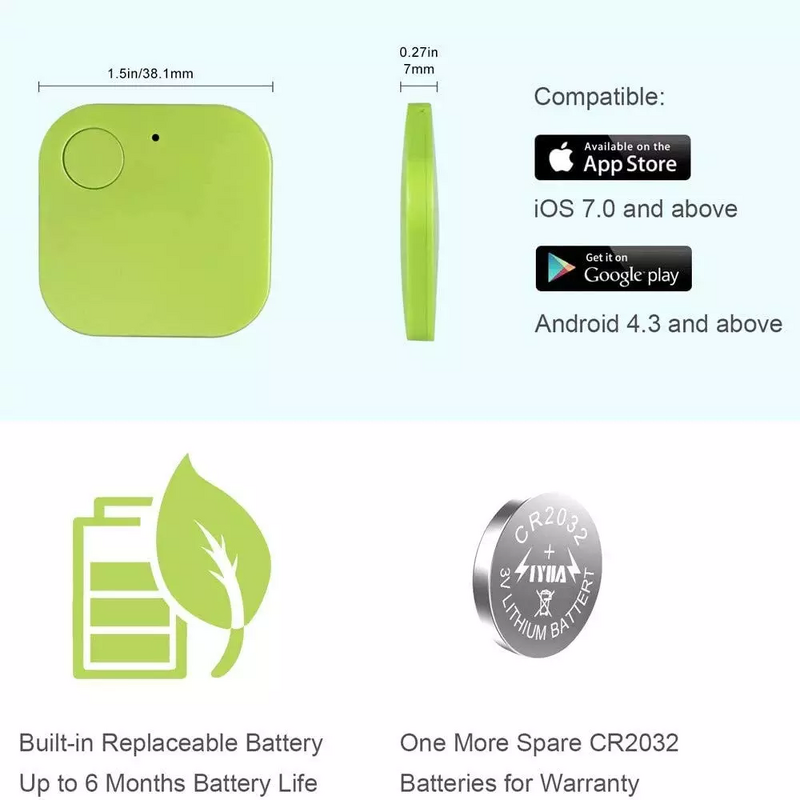 GPS Tracker Manufacturer - BLE BT Mini Anti-Lost Remote