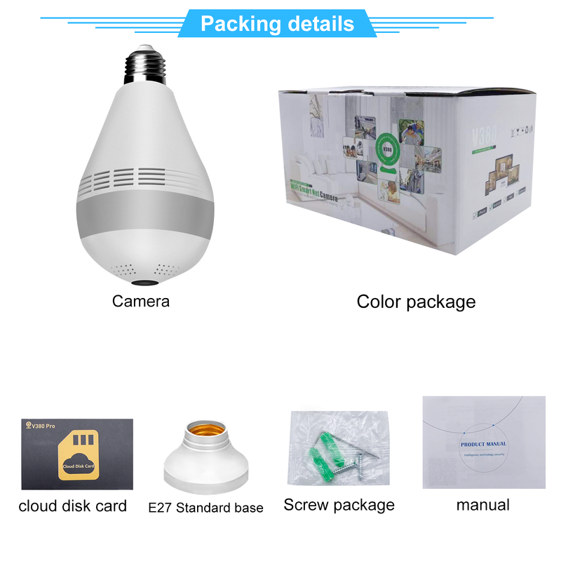 VR Panoramic Camera Manufacturer - New Arrival V380 360