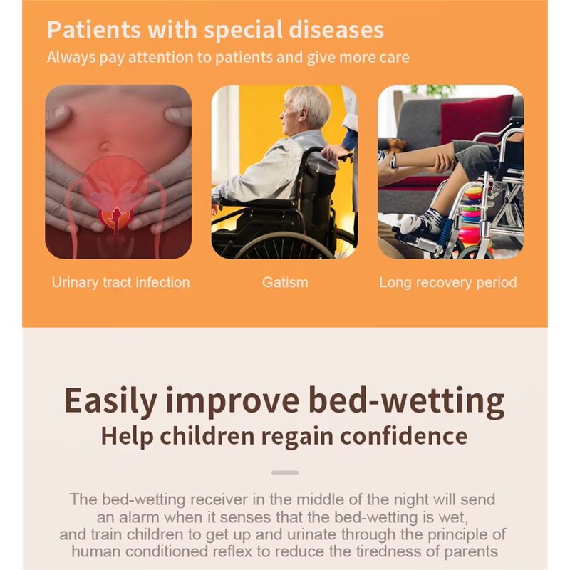 Bed Wetting Alarm Manufacturer - Rechargeable Dual Alert