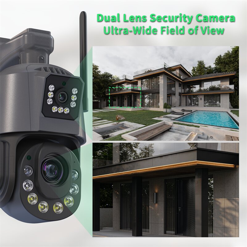 Smart Home Security System Factory - 2023 Panorama 6MP Camera