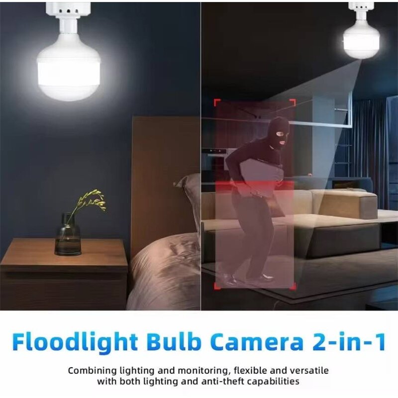 V380 Camera Bulb Factory - 960P 360 Degrees VR