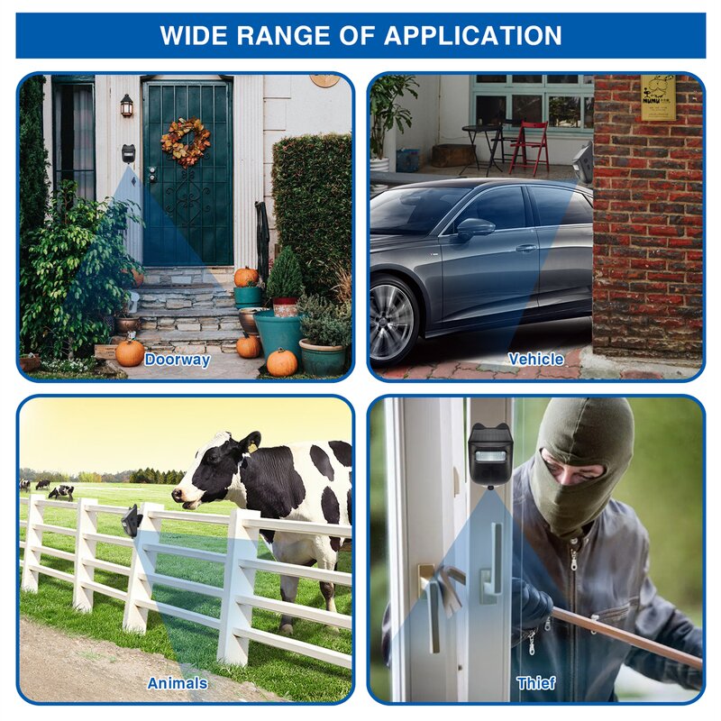 Solar Doorbell Factory - Customizable Motion Anti-Theft