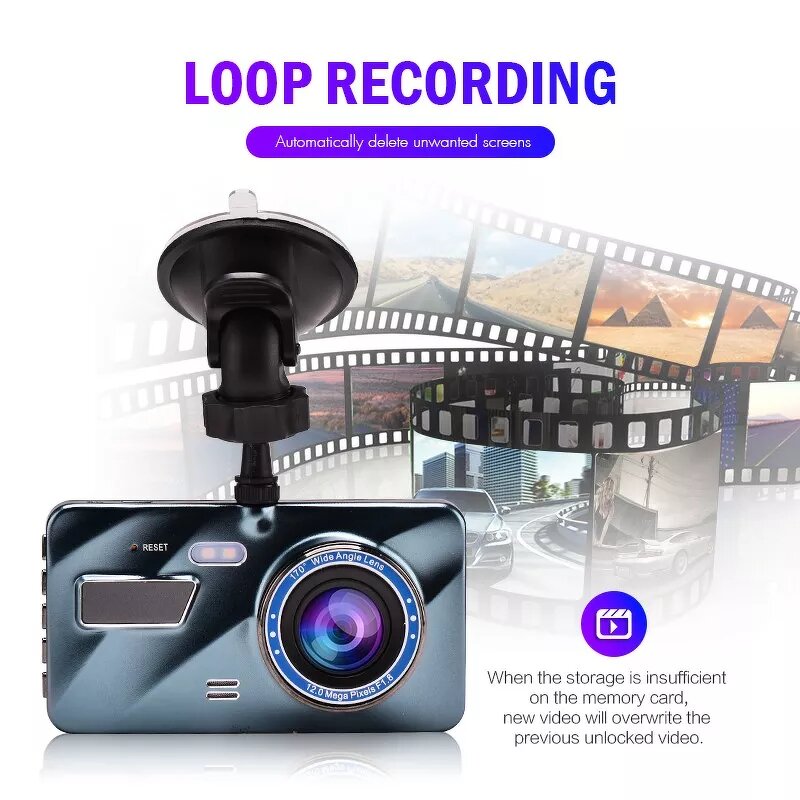 Car DVR Manufacturer - GT900 Loop Recording Front Rear