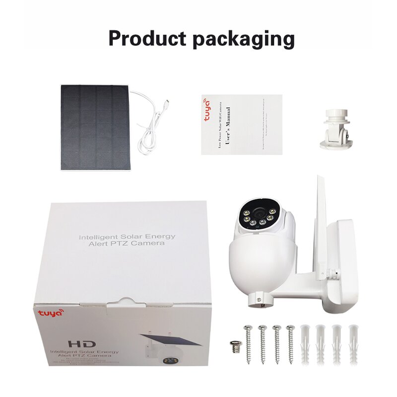 Solar Camera Manufacturer - 360 Panoramic Tuya WiFi Cloud