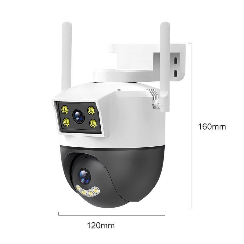 Outdoor CCTV Camera Factory - Dual Lens 1080P HD Auto