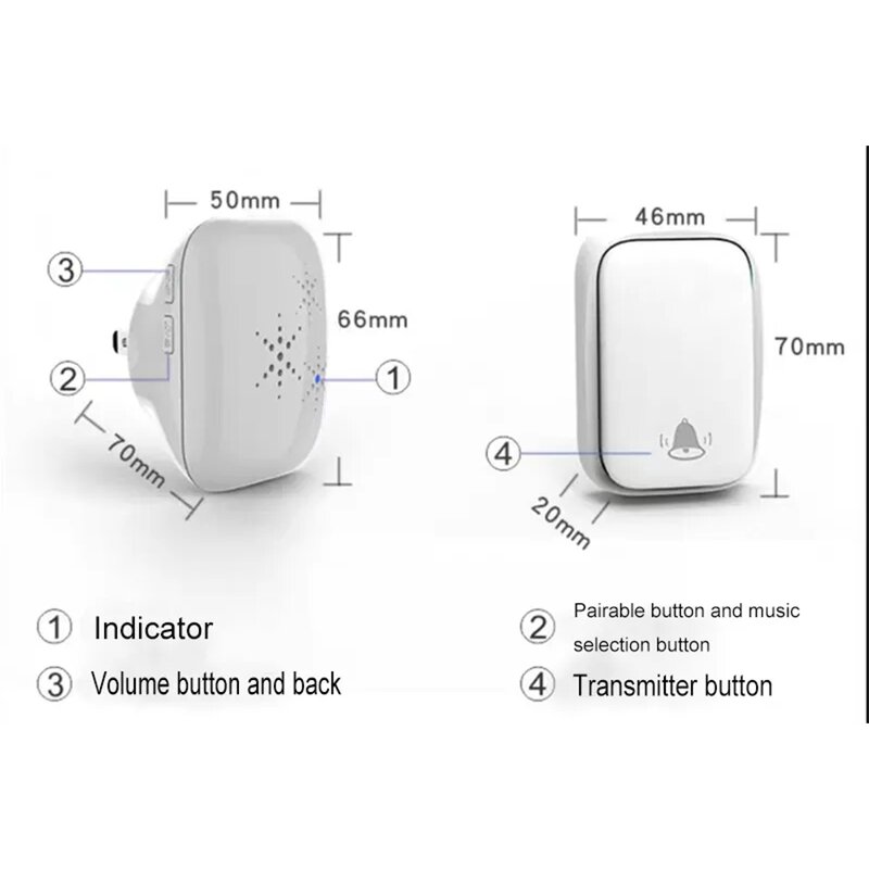 Battery-Free Doorbell Manufacturer - New Arrival Waterproof Smart