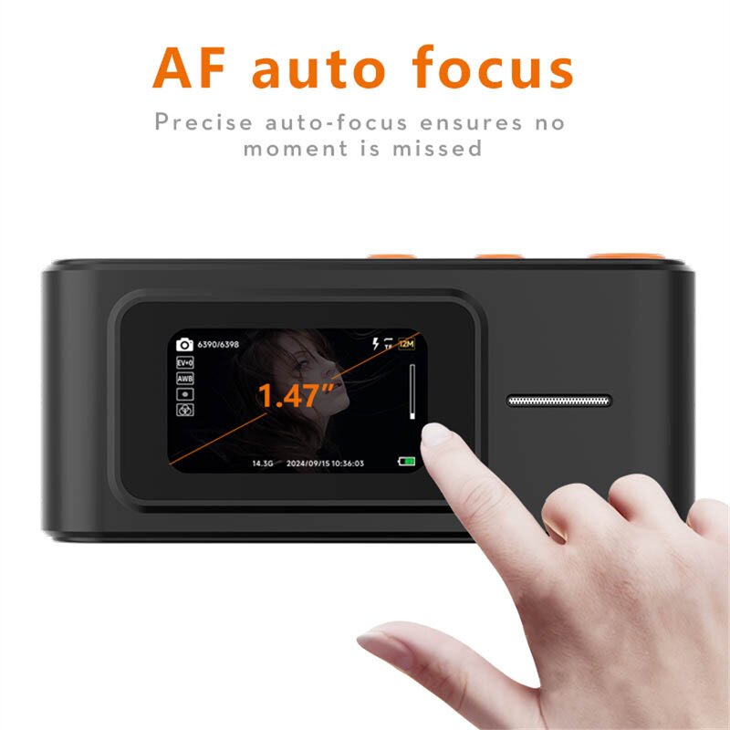 Vintage Digital Camera Factory - Retro Compact with Screen