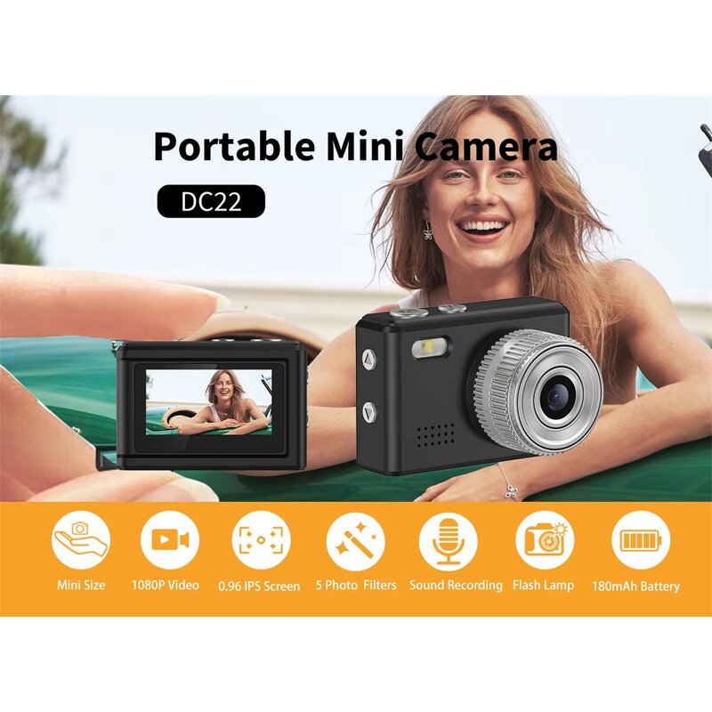 Kids Digital Camera Factory - 1080P Rechargeable Mini Zoom