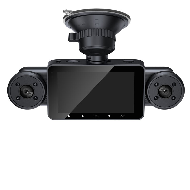 Car DVR Camera Manufacturer - Triple Lens Front Rear Inside