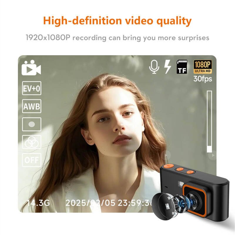 Retro Digital Camera Manufacturer - 2025 New with Display Screen