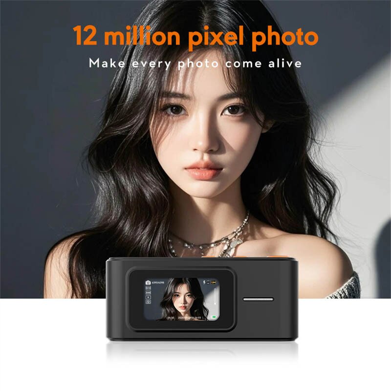 Vintage Digital Camera Factory - Retro Compact with Screen