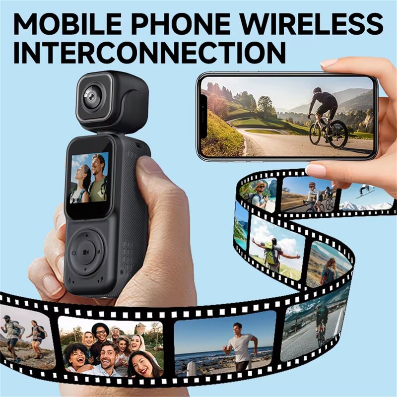 4K Camera Manufacturer - Wearable Dual WiFi 1.5" IPS