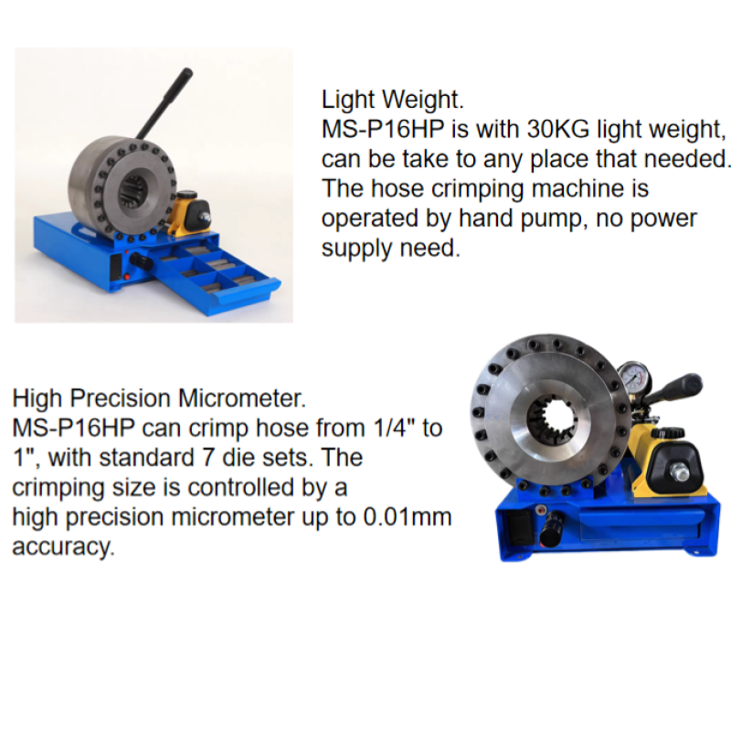 Manual Pipe Press Factory - P16 6-31mm Crimping High Precision