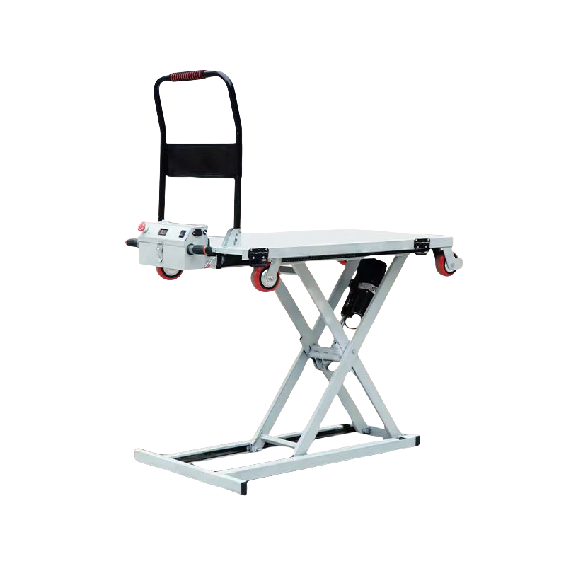 Electric Lift Trolley Factory - Portable Hydraulic 4 Wheel