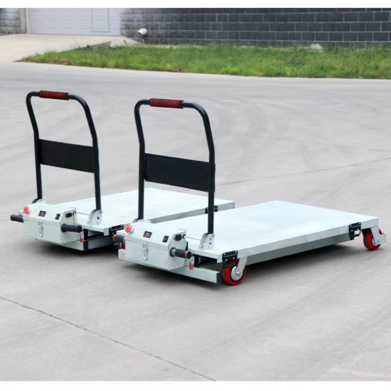 Electric Lifting Trolley Factory - Self-Loading Hand Cart Flat