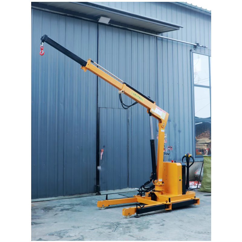 Electric Crane Lifter Manufacturer - 1T Telescopic Workshop