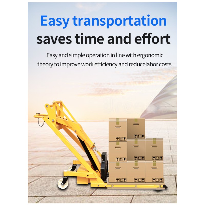 Electric Crane Lifter Manufacturer - 1T Fully Telescopic 48V