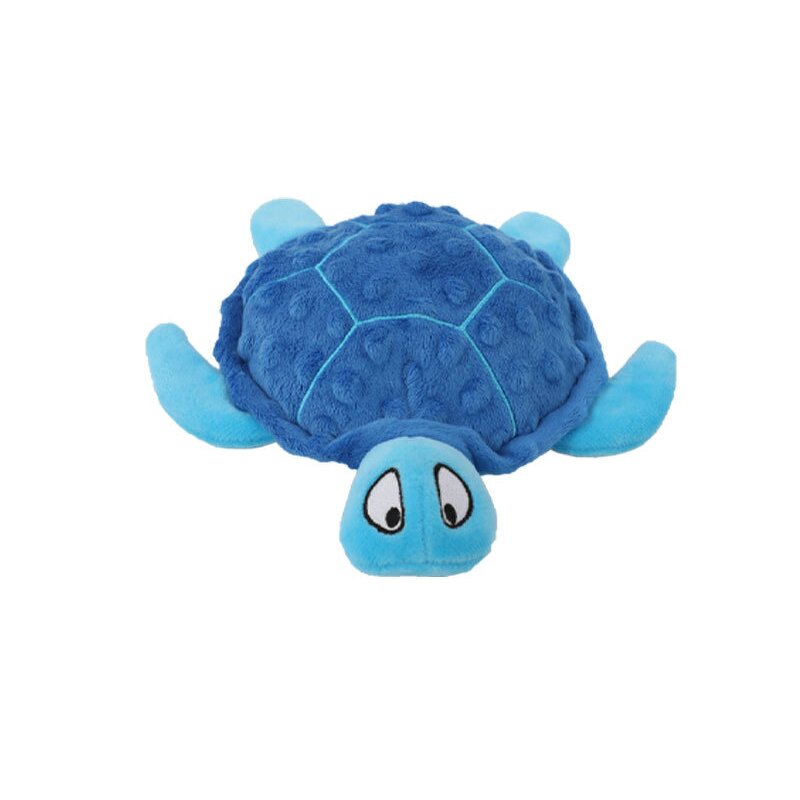 Dog Toy Factory - Cute Stuffed Turtle Crinkle Squeaky