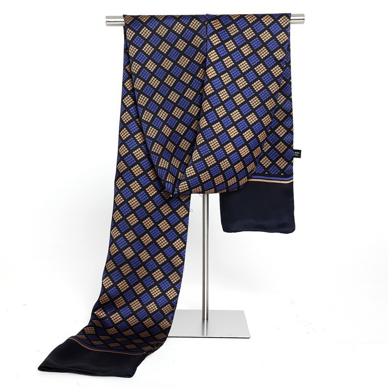 Silk Scarf Manufacturer - Men's Satin Printed Neckerchief