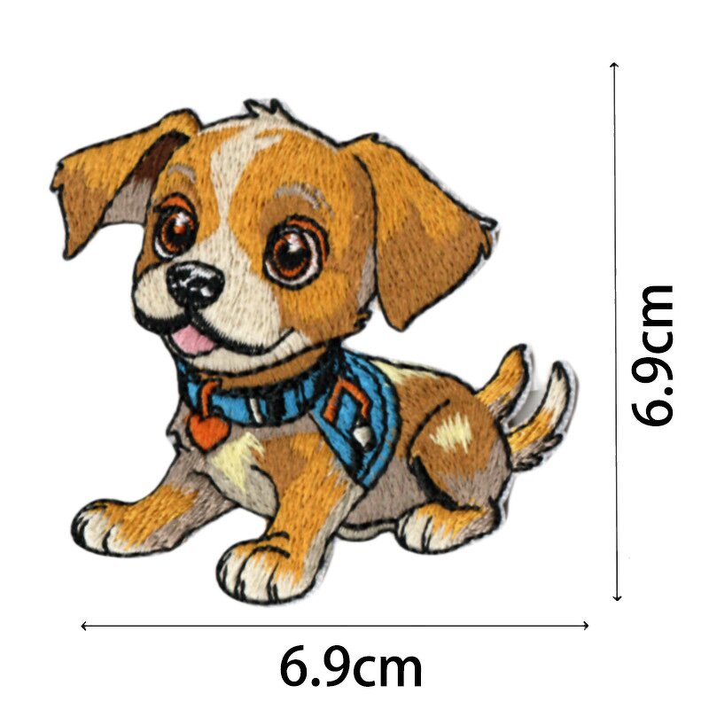 Embroidered Patch Manufacturer - Custom Logo Dog for Clothing