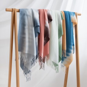 Faux Cashmere Scarf Manufacturer - Women's Gradient Warm Soft