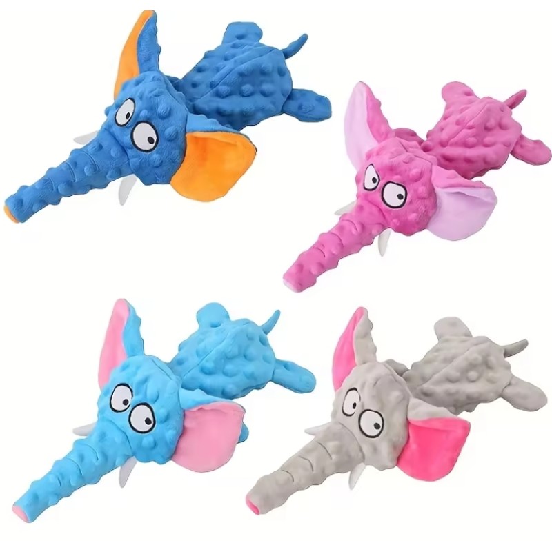 Dog Toy Manufacturer - Elephant Design Squeaky Chew
